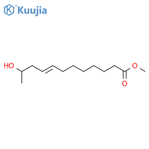 8-Dodecenoic acid, 11-hydroxy-, methyl ester, (E)- structure