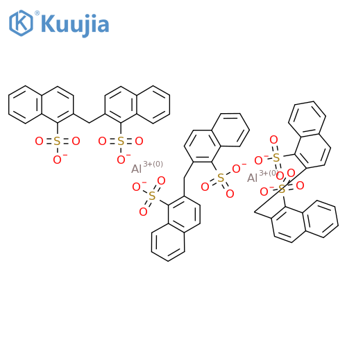 Naphthalenesulfonic acid, methylenebis-, aluminum salt (3:2) structure