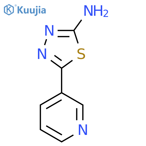 5-(Pyridin-3-yl)-1,3,4-thiadiazol-2-amine structure