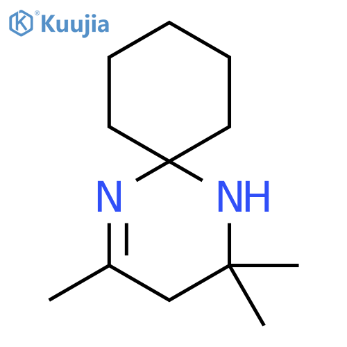 2,4,4-trimethyl-1,5-diazaspiro[5.5]undec-1-ene structure