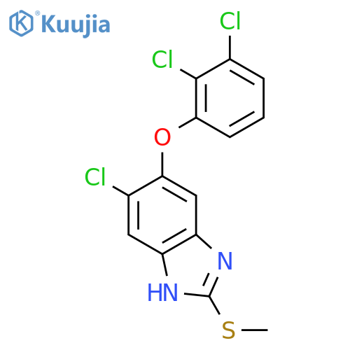 Triclabendazole structure