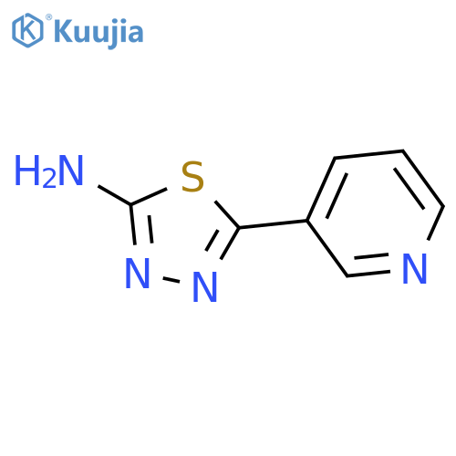 5-(Pyridin-3-yl)-1,3,4-thiadiazol-2-amine structure
