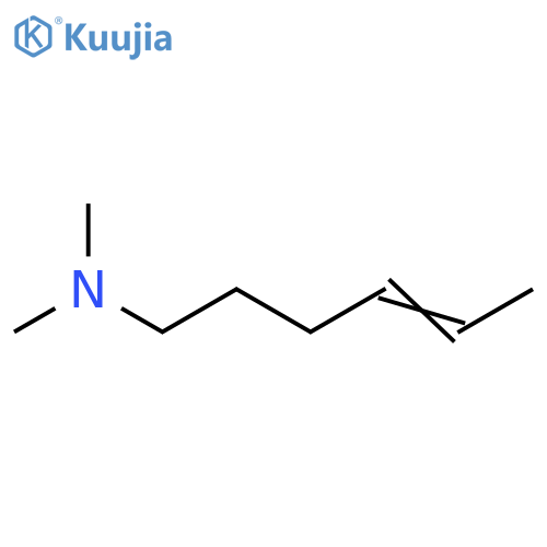 4-Hexen-1-amine, N,N-dimethyl- structure