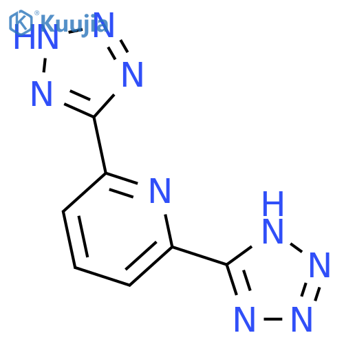 Pyridine, 2,6-bis(2H-tetrazol-5-yl)- structure