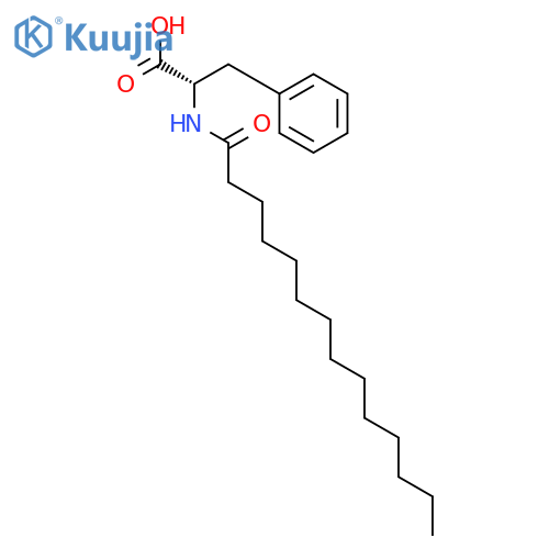 N-Myristol-L-phenylalanine structure