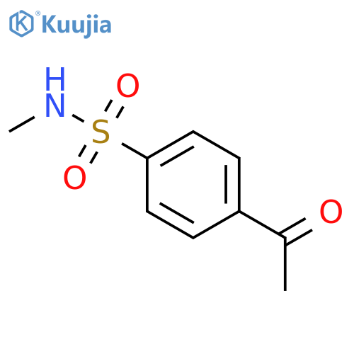 4-acetyl-N-methylbenzene-1-sulfonamide structure