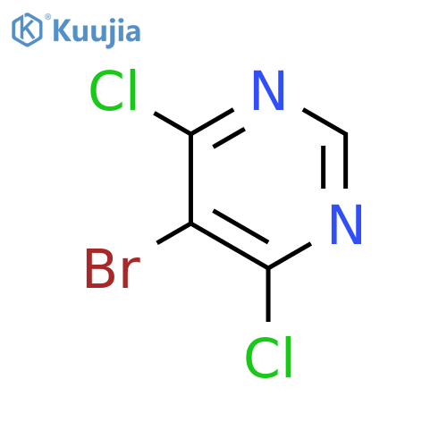 5-Bromo-4,6-dichloropyrimidine structure