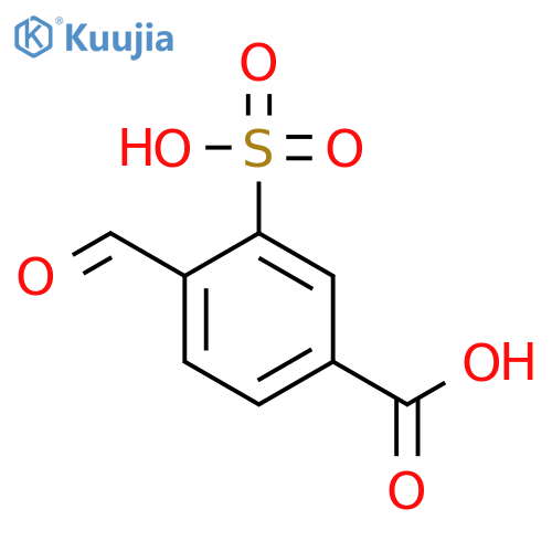 Benzoic acid, 4-formyl-3-sulfo- structure
