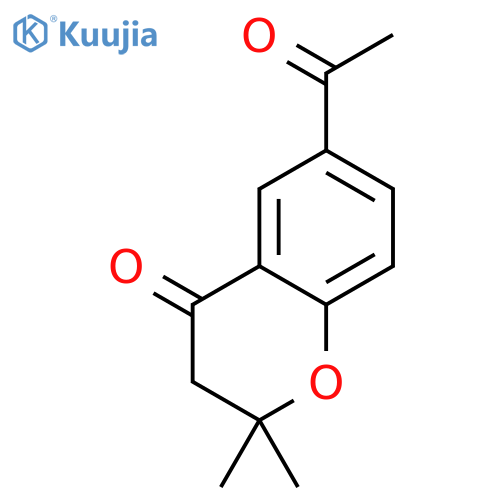 6-Acetyl-2,2-dimethylchroman-4-one structure