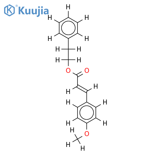 4-Methoxyzimtsaeure-beta-phenylaethylester structure