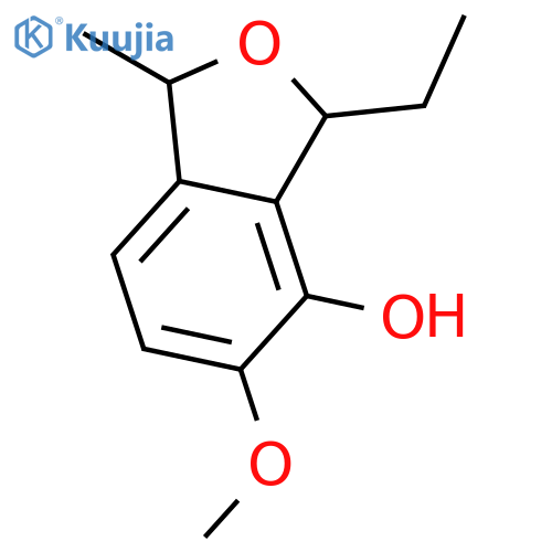 4-Isobenzofuranol,3-ethyl-1,3-dihydro-5-methoxy-1-methyl-(9CI) structure