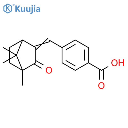 3-(4'-Carboxybenzylidene)camphor structure