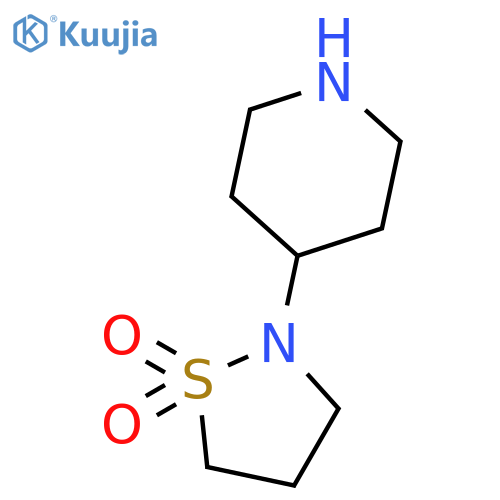 2-(piperidin-4-yl)-1λ?,2-thiazolidine-1,1-dione structure