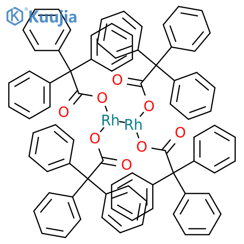 Rhodium(II) 2,2,2-triphenylacetate structure