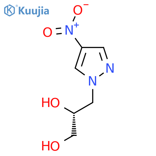 1,2-Propanediol, 3-(4-nitro-1H-pyrazol-1-yl)-, (2R)- structure