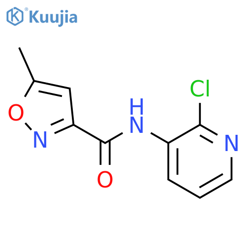 5-Methyl-isoxazole-3-carboxylic acid (2-chloro-pyridin-3-yl)-amide structure