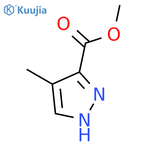 methyl 4-methyl-1H-pyrazole-3-carboxylate structure