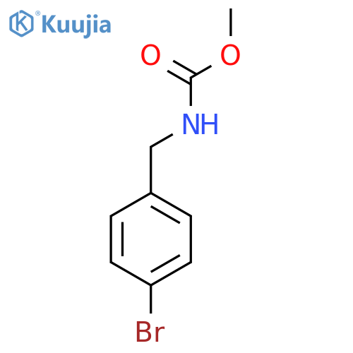 Methyl 4-bromobenzylcarbamate structure