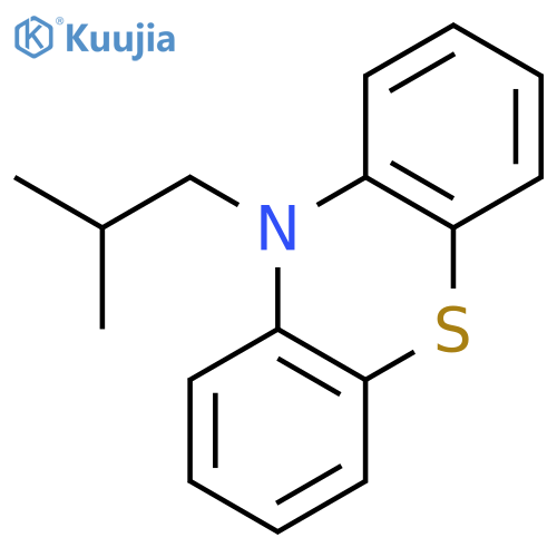 10-(2-Methylpropyl)-10H-phenothiazine structure