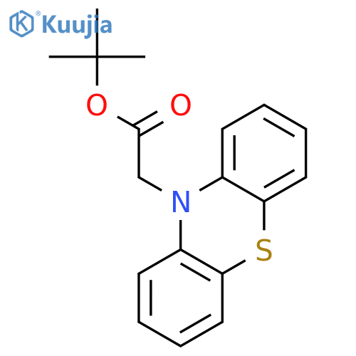 tert-Butyl 2-(10H-phenothiazin-10-yl)acetate structure