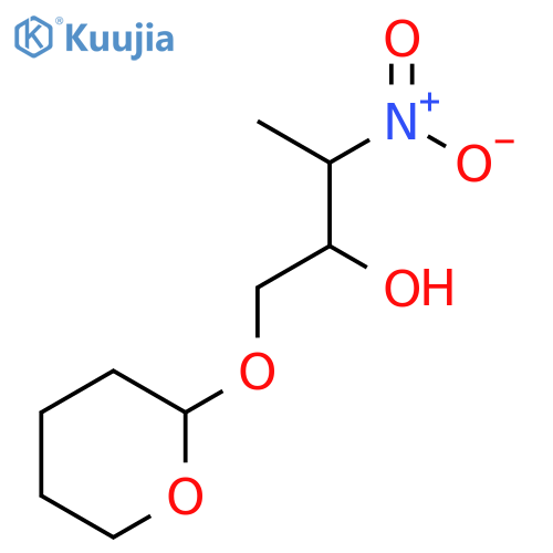 2-BUTANOL, 3-NITRO-1-[(TETRAHYDRO-2H-PYRAN-2-YL)OXY]- structure
