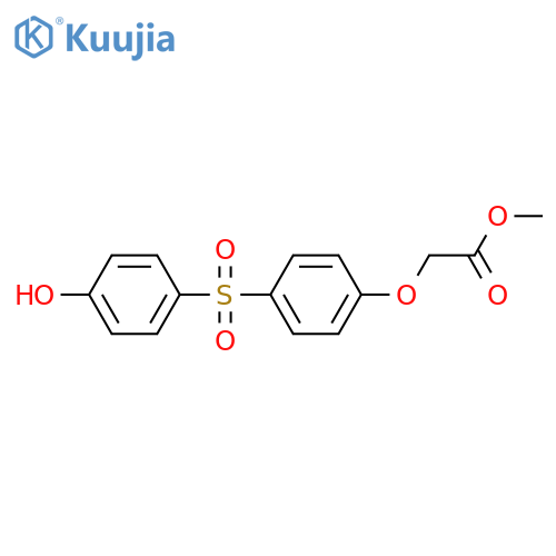 ACETIC ACID, [4-[(4-HYDROXYPHENYL)SULFONYL]PHENOXY]-, METHYL ESTER structure
