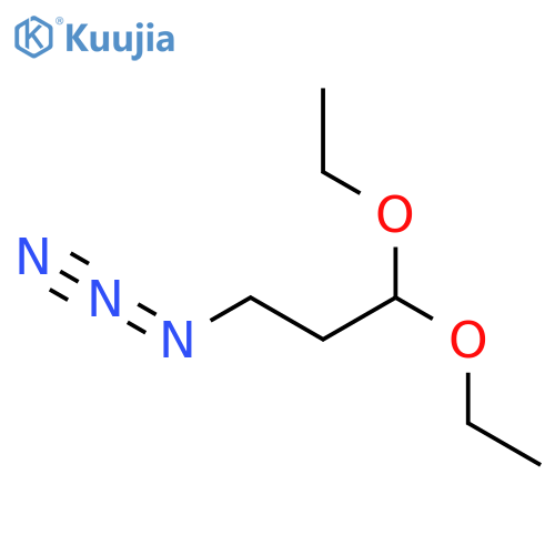 3-azido-1,1-diethoxypropane structure
