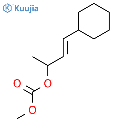 CARBONIC ACID, (2E)-3-CYCLOHEXYL-1-METHYL-2-PROPENYL METHYL ESTER structure
