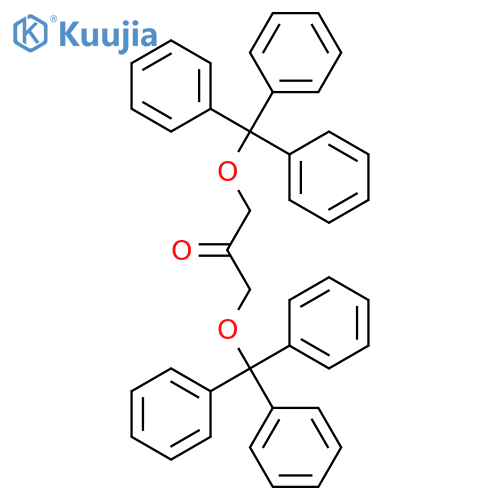 2-PROPANONE, 1,3-BIS(TRIPHENYLMETHOXY)- structure