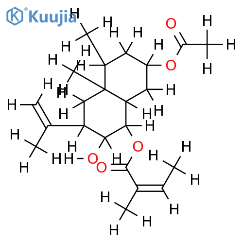 Lateriflorol-9-angelicat-2-acetat structure