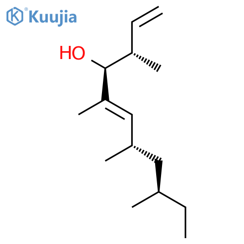 1,5-Undecadien-4-ol, 3,5,7,9-tetramethyl-, (3S,4S,5E,7S,9R)- structure