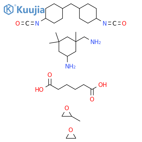 Hexanedioicacid,polymerwith5-amino-1,3,3-trimethylcyclohexanemethanamine,1,1'-methylenebis[4-isocyanatocyclohexane],methyloxiraneandoxirane structure