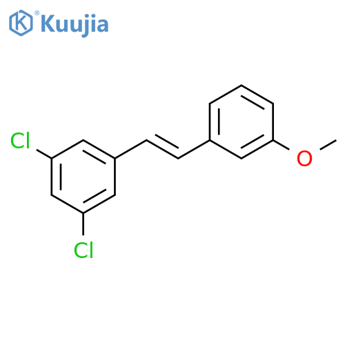 Benzene, 1,3-dichloro-5-[(1E)-2-(3-methoxyphenyl)ethenyl]- structure