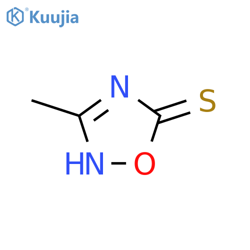 1,2,4-Oxadiazole-5(2H)-thione, 3-methyl- structure