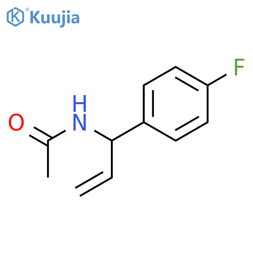 Acetamide, N-[1-(4-fluorophenyl)-2-propenyl]- structure