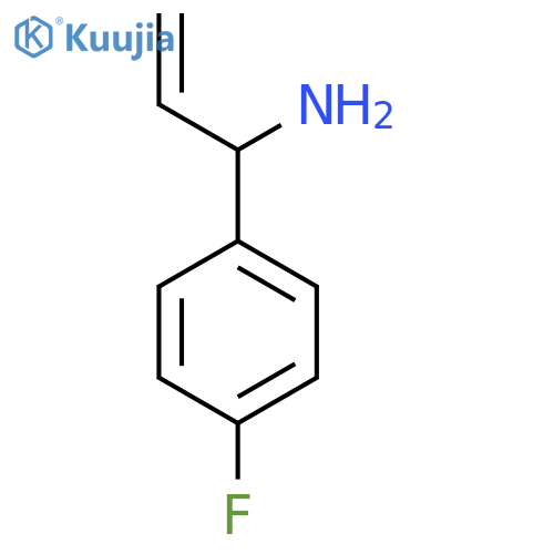 1-(4-Fluorophenyl)prop-2-EN-1-amine structure