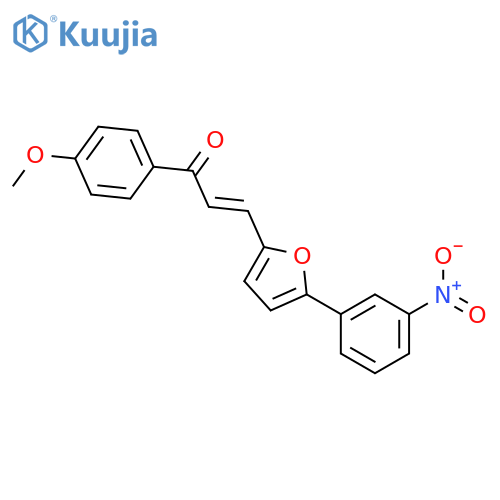 2-Propen-1-one, 1-(4-methoxyphenyl)-3-[5-(3-nitrophenyl)-2-furanyl]-,(2E)- structure