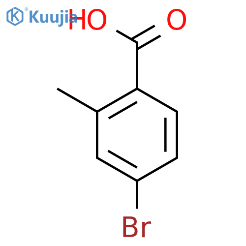 4-Bromo-2-methylbenzoic acid structure
