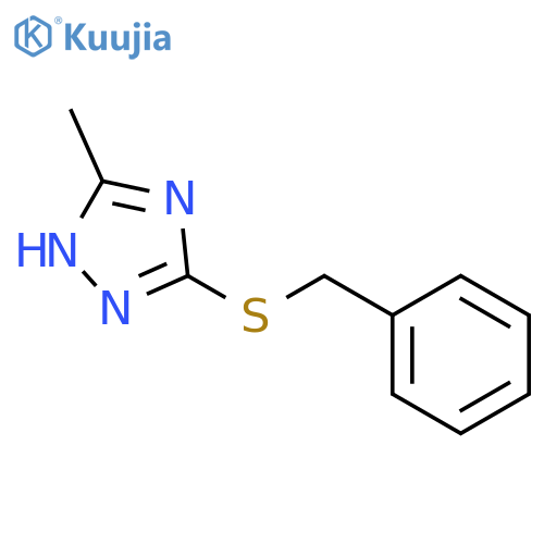 3-(benzylsulfanyl)-5-methyl-4H-1,2,4-triazole structure