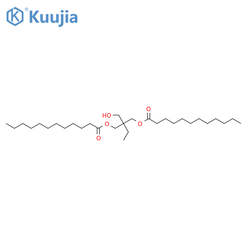 Dodecanoic acid,1,1'-[2-ethyl-2-(hydroxymethyl)-1,3-propanediyl] ester structure