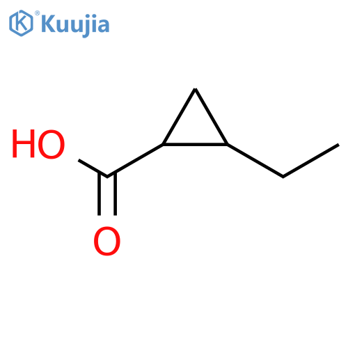 2-Ethylcyclopropanecarboxylic acid structure
