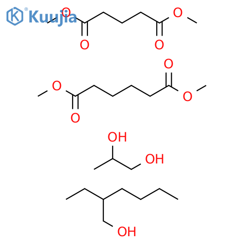 Pentanedioic acid, dimethyl ester, polymer with dimethyl hexanedioate and 1,2-propanediol, 2-ethylhexyl ester structure