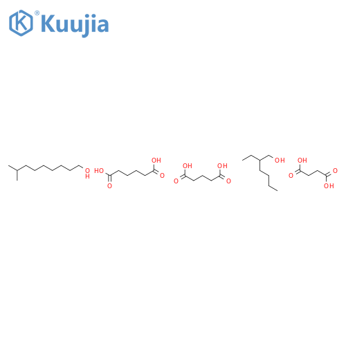 adipic acid; 2-ethylhexan-1-ol; glutaric acid; 8-methylnonan-1-ol; succinic acid structure
