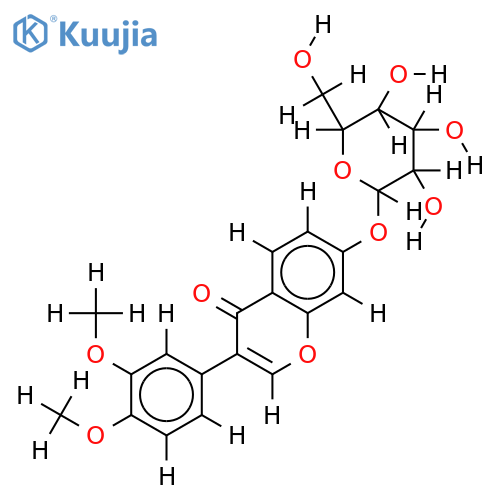 3',4'-Di-Me ether,7-O-beta-D-glucopyranoside-3',4',7-Trihydroxyisoflavone structure