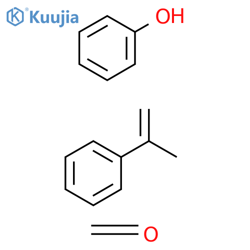 Formaldehyde,polymerwith(1-methylethenyl)benzeneandphenol structure