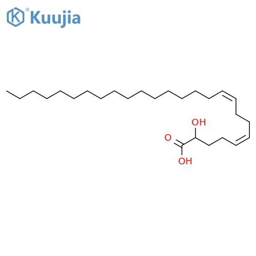5,9-Hexacosadienoic acid, 2-hydroxy-, (5Z,9Z)- structure