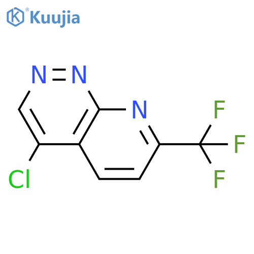 4-chloro-7-(trifluoromethyl)-Pyrido[2,3-c]pyridazine structure