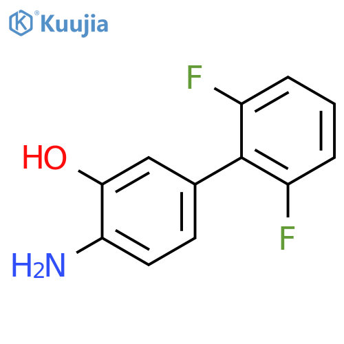 [1,1'-BIPHENYL]-3-OL, 4-AMINO-2',6'-DIFLUORO- structure
