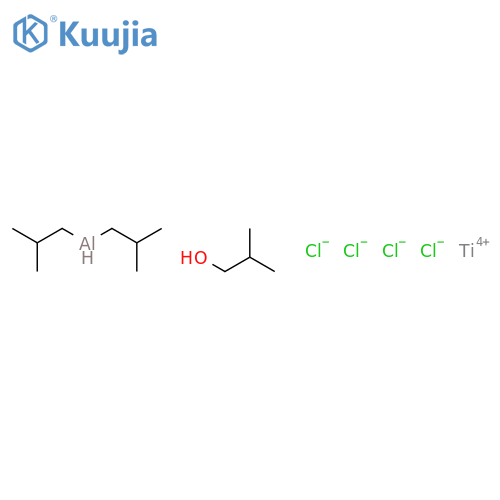Aluminum, hydrobis(2-methylpropyl)-, reaction products with iso-Bu alc. and titanium tetrachloride structure