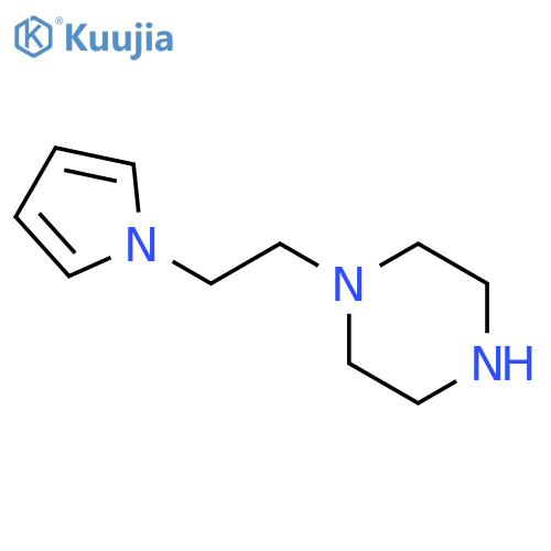 1-(2-PYRROL-1-YL-ETHYL)PIPERAZINE structure